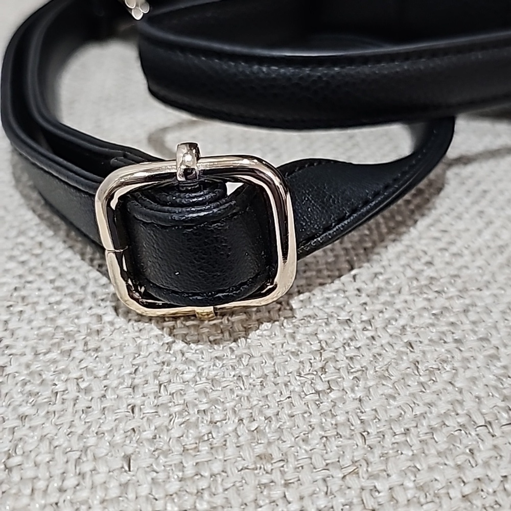Anne Klein Logo Midi Satchel Black - Picture 14 of 15
